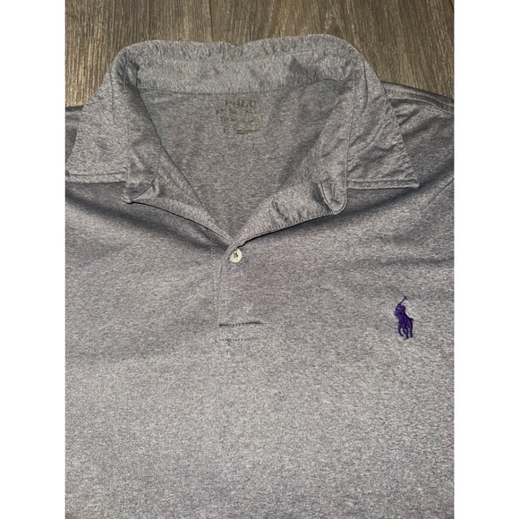 Polo Ralph Lauren Other - Polo Ralph Lauren Mens XL Gray Heather Performance Short Sleeve Polo Shirt